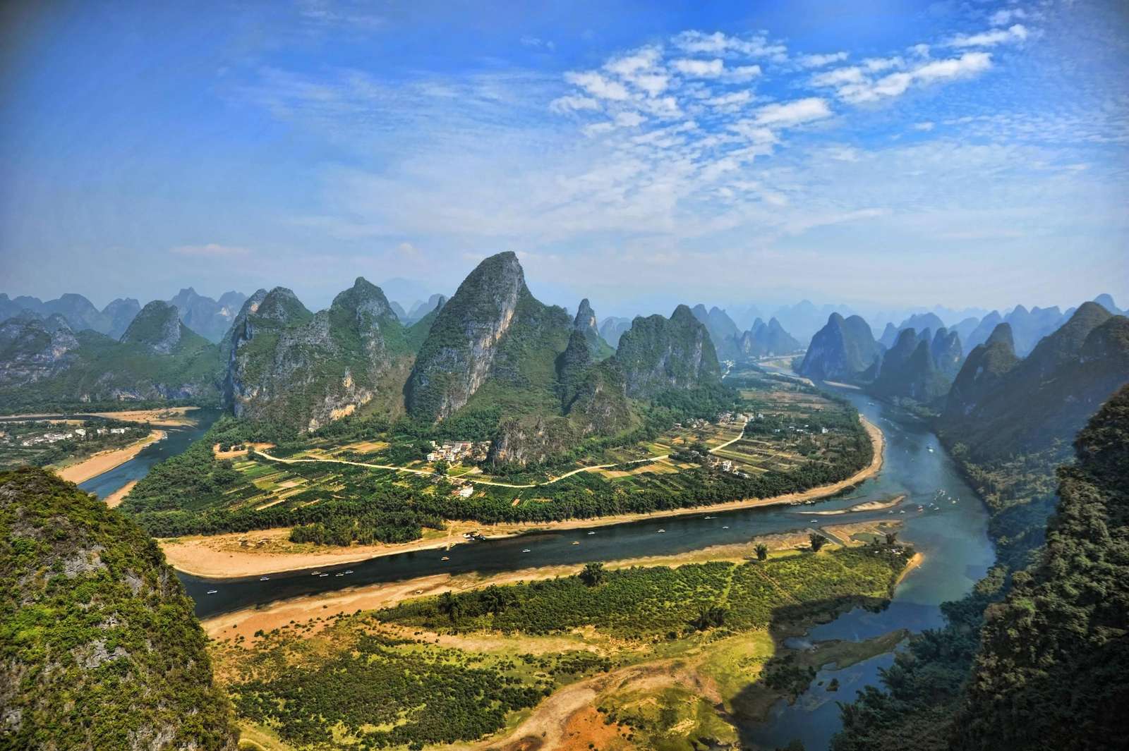 Rzeka Li w Guilin puzzle online