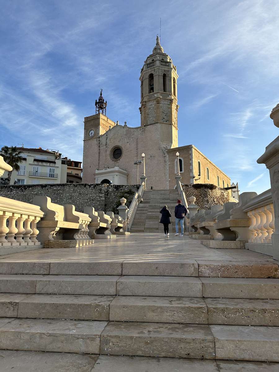 Kościół Sant Bartomeu i Santa Tecla - Sitges puzzle online