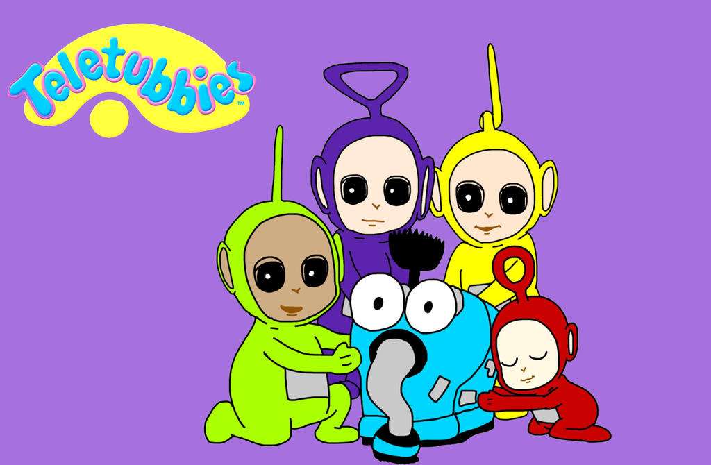 Teletubbies wallpaper homemade 6 puzzle online