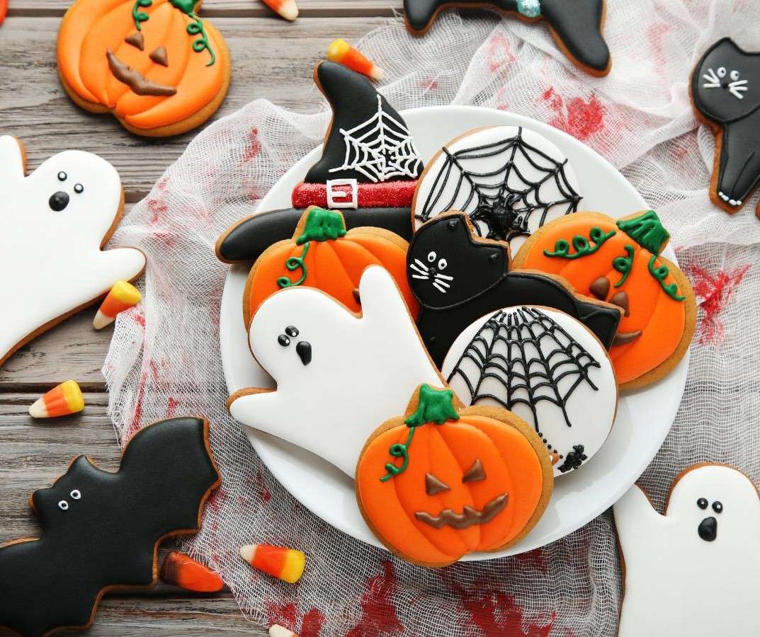 Ciasteczka na Halloween puzzle online