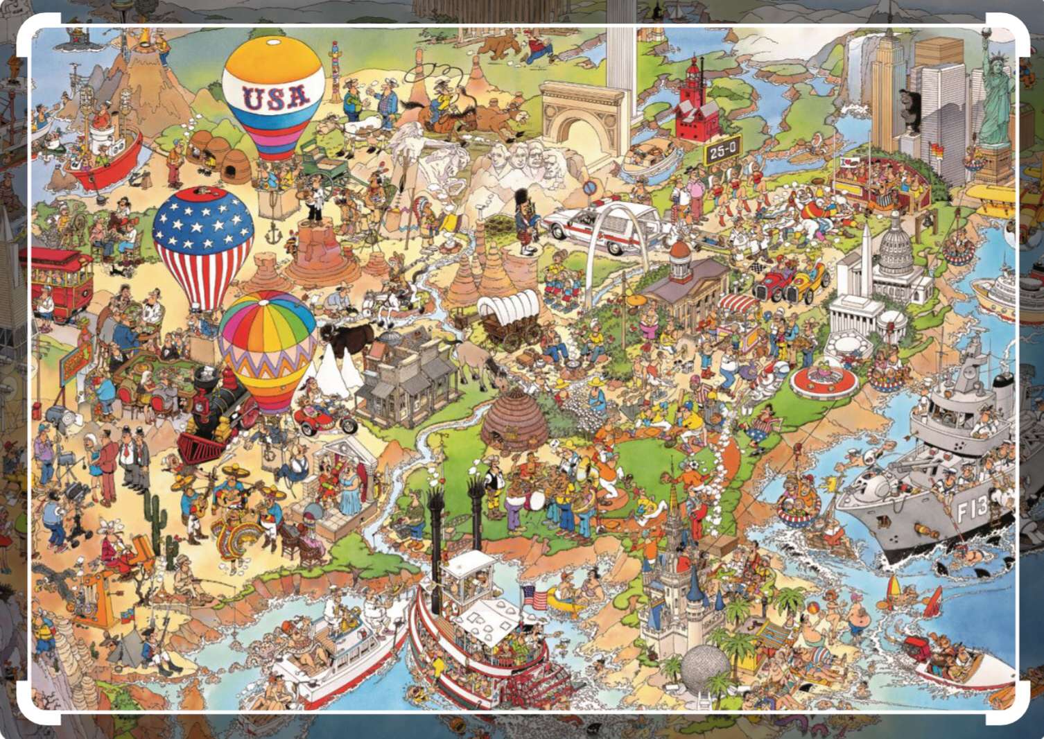 USA – Jan van Haasteren puzzle online