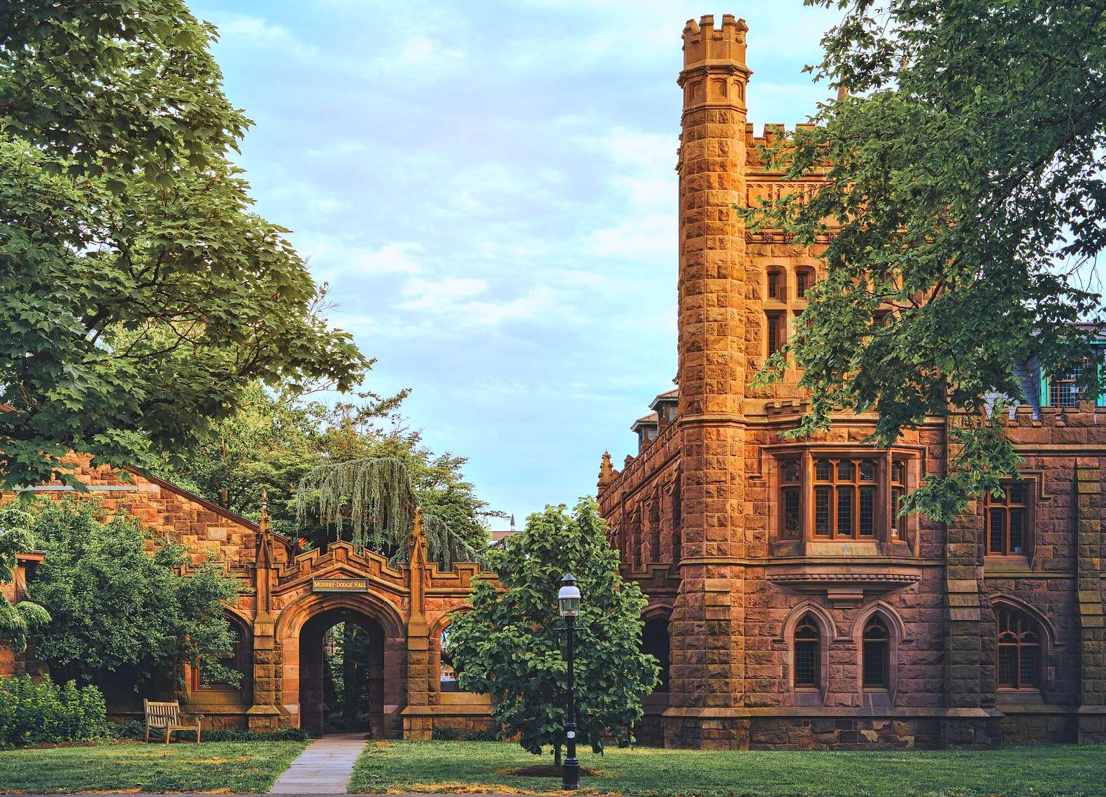 Romantyczna budowla - Uniwersytet w Princeton puzzle online