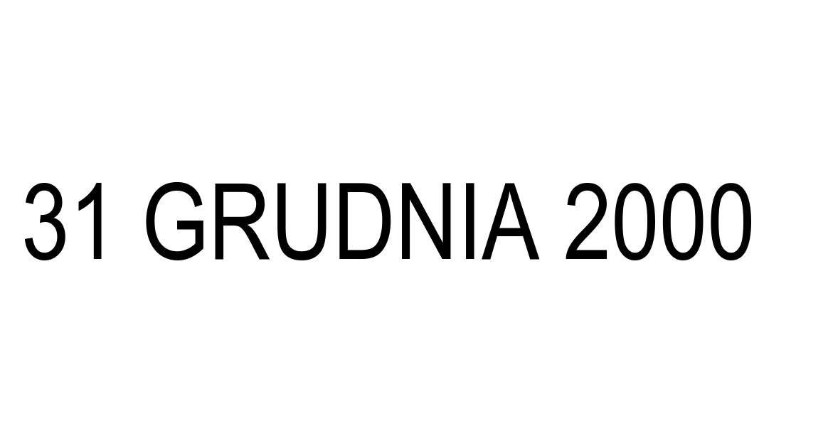 31 GRUDNIA 2000 puzzle online