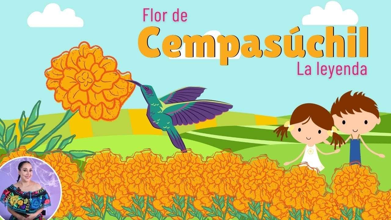 Animowana legenda o kwiatach Cempasuchil puzzle online