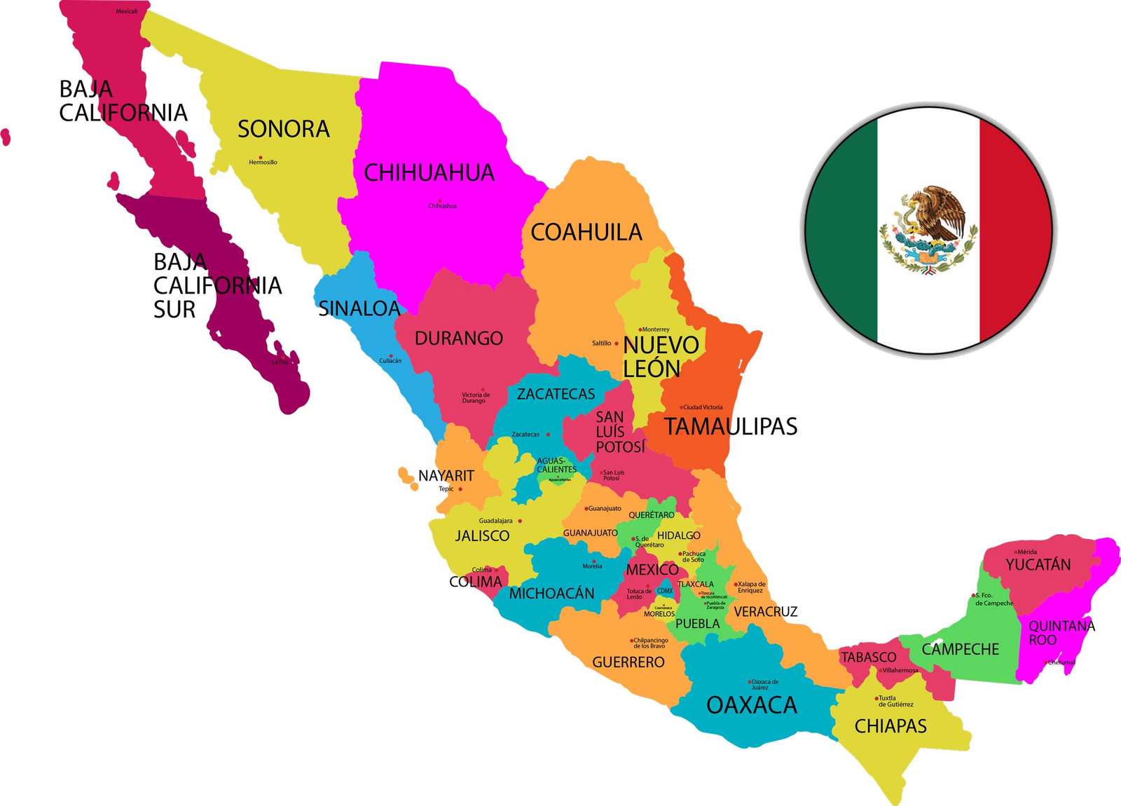 Republika meksykańska puzzle online
