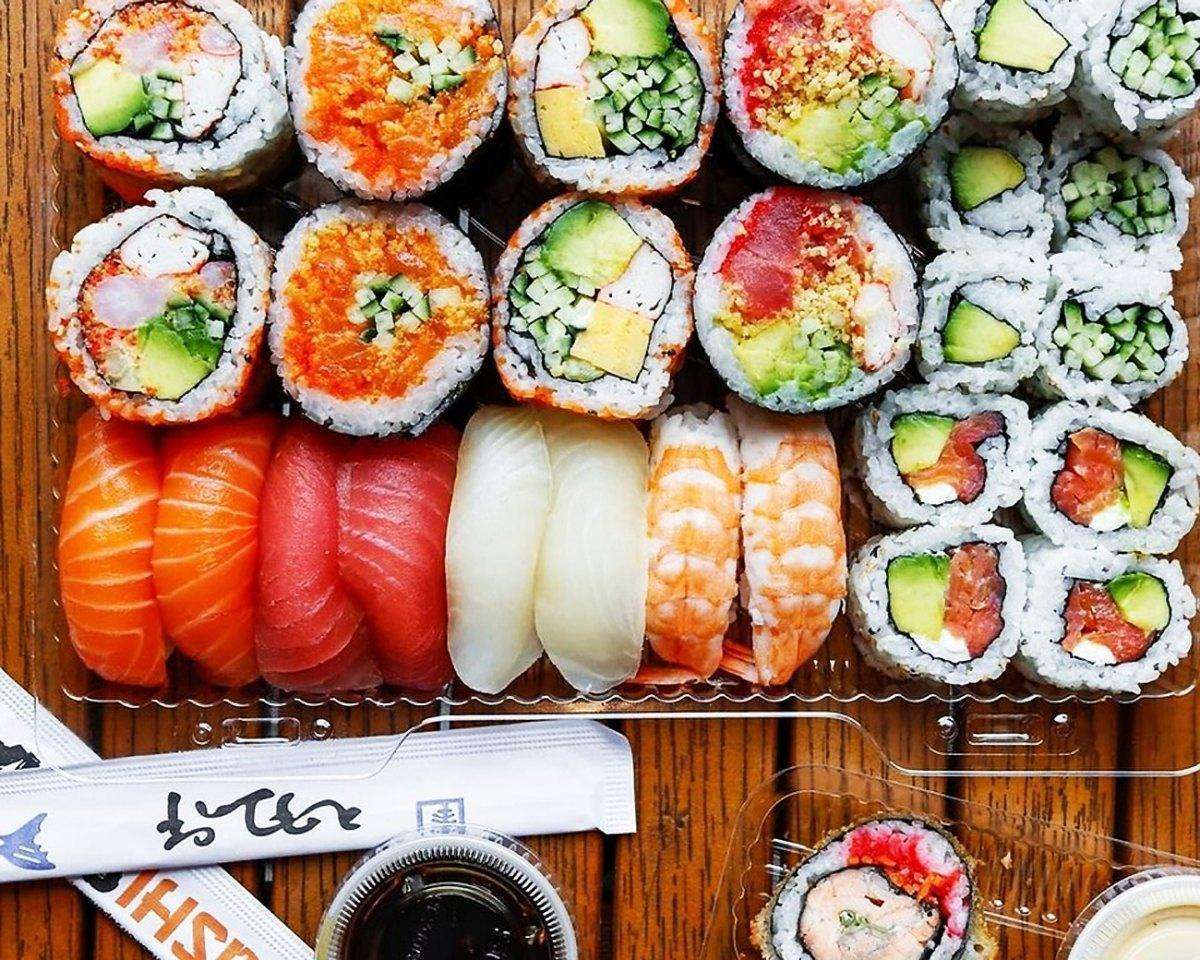 Kawałki sushi? puzzle online