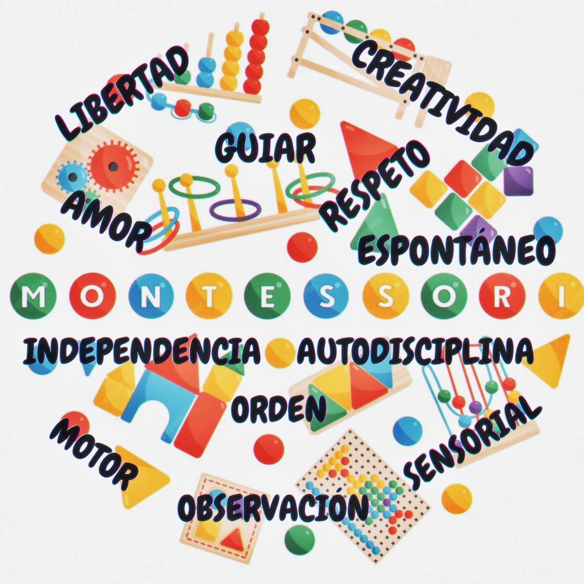Metoda Montessori puzzle online