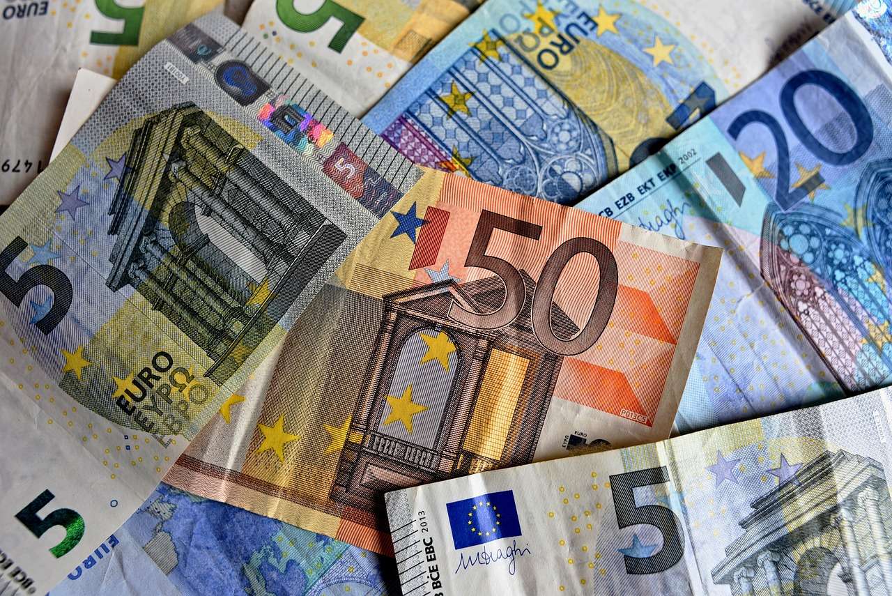 Banknoty, Euro puzzle online