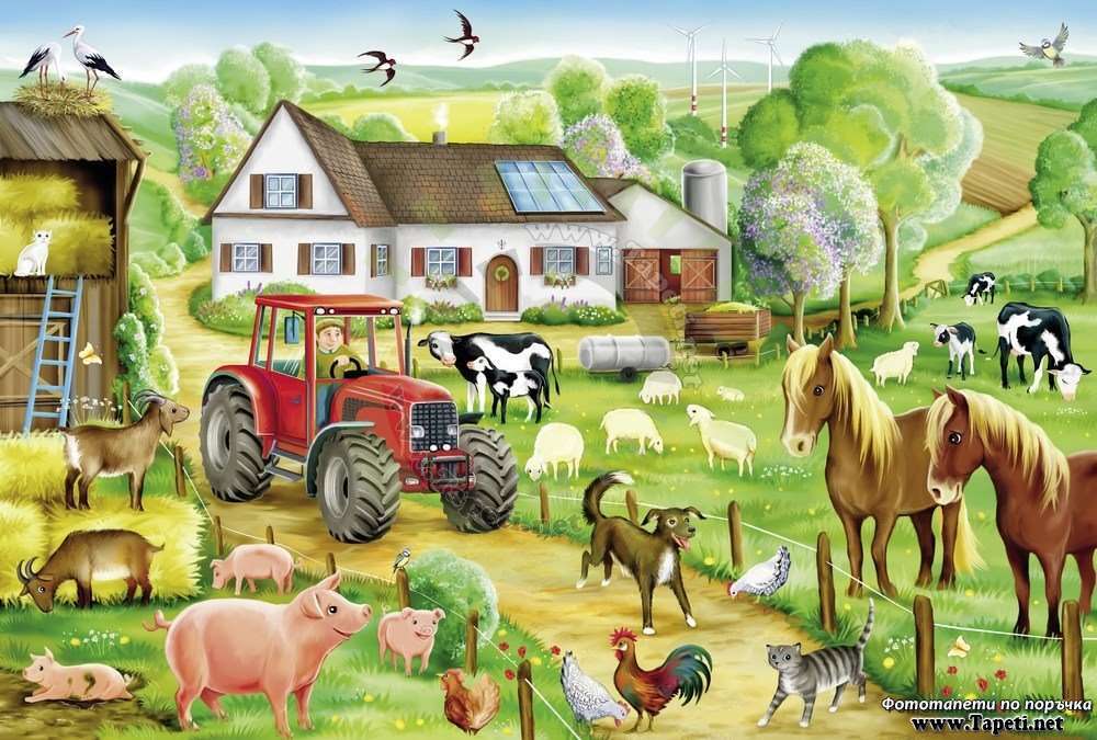Zwierzęta w gospodarstwie puzzle online
