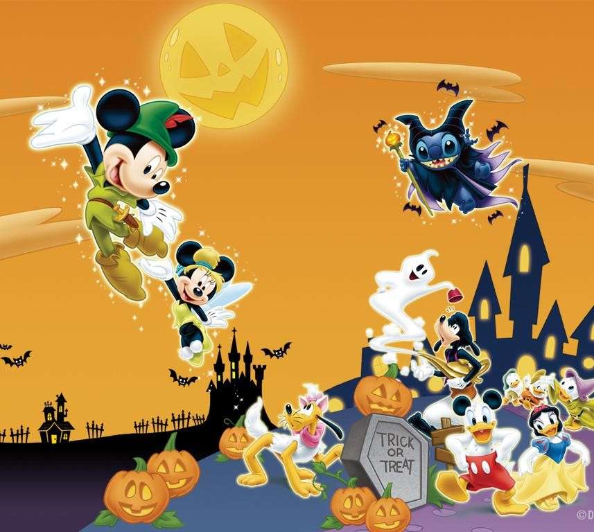 Disney na Halloween puzzle online