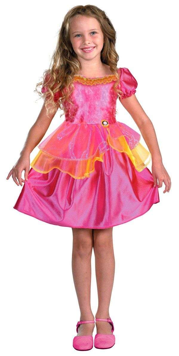 Girls Liana Barbie Costume Child Medium ** Locate puzzle online