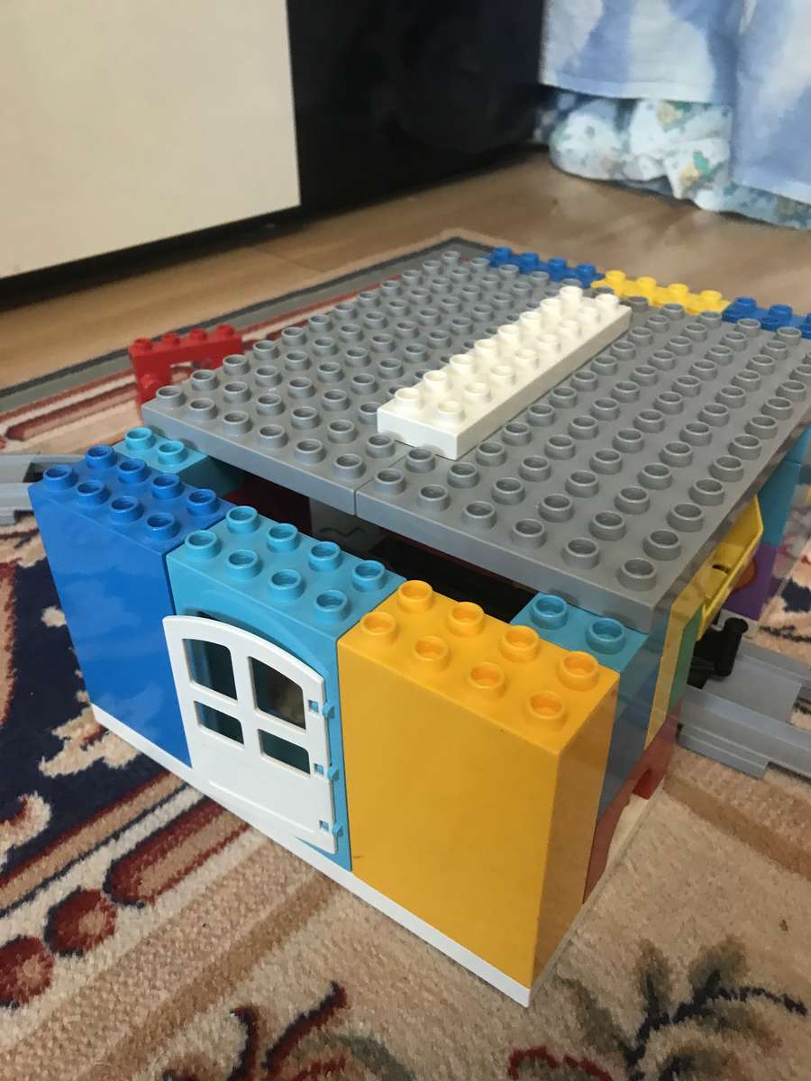 Pociąg w Lego puzzle online