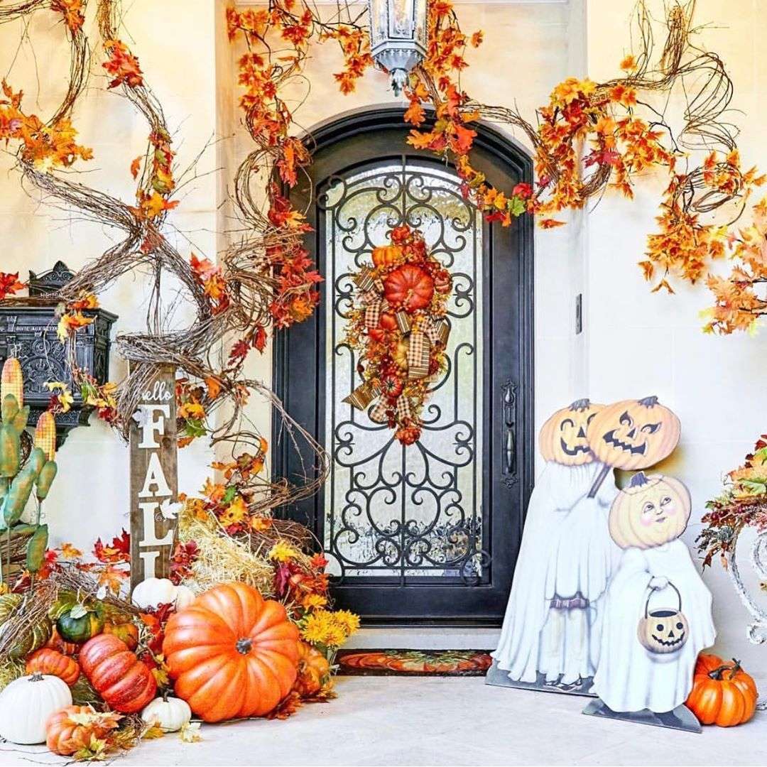 Dekoracja na Halloween puzzle online