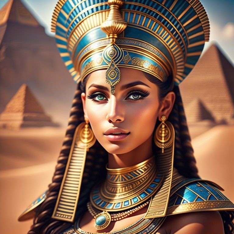 księżniczka Egiptu puzzle online