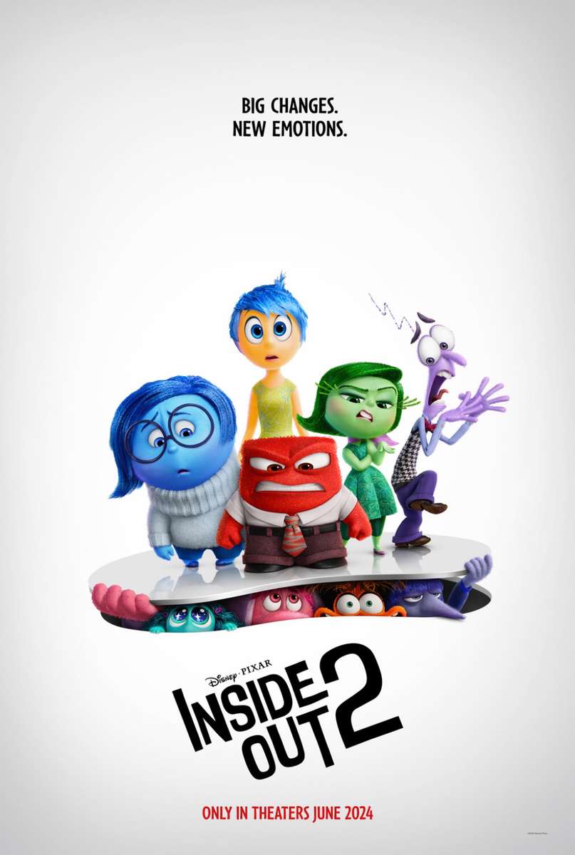 Disney i Pixar „W głowie się nie mieści 2” (plakat zwiastunowy) puzzle online