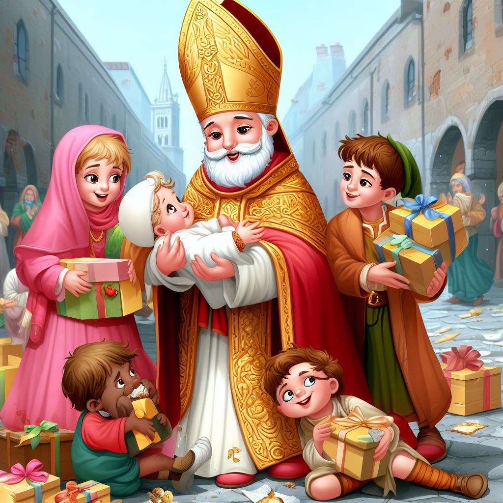 Święty Mikołaj z Bari Biskup puzzle online
