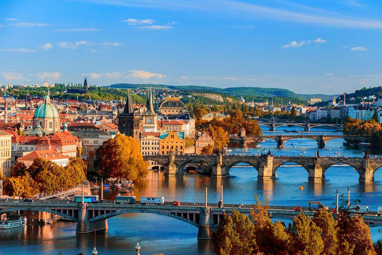 Mosty w Pradze puzzle online