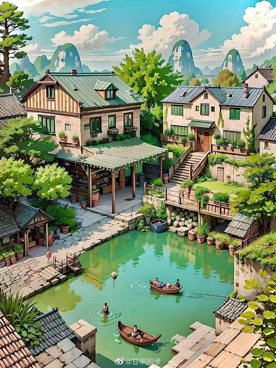 piękne jezioro puzzle online