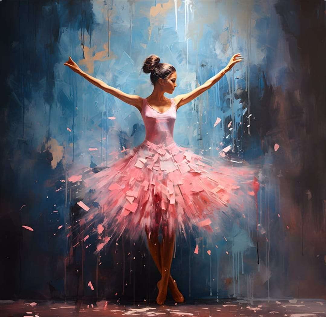 baletnica i jej delikatny taniec puzzle online
