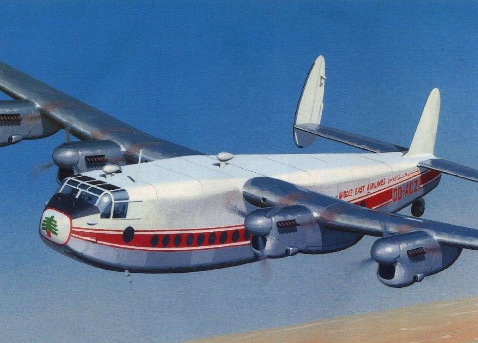 Avro York z Middle East Airlines puzzle online