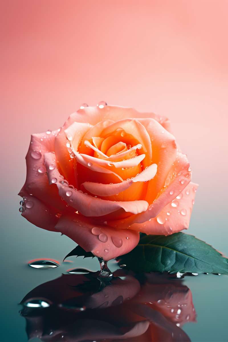 najpiękniejsza róża puzzle online