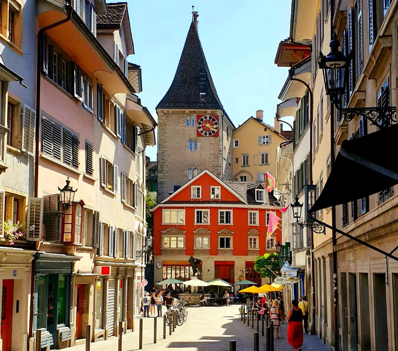 Stare Miasto w Zurychu (Szwajcaria) puzzle online