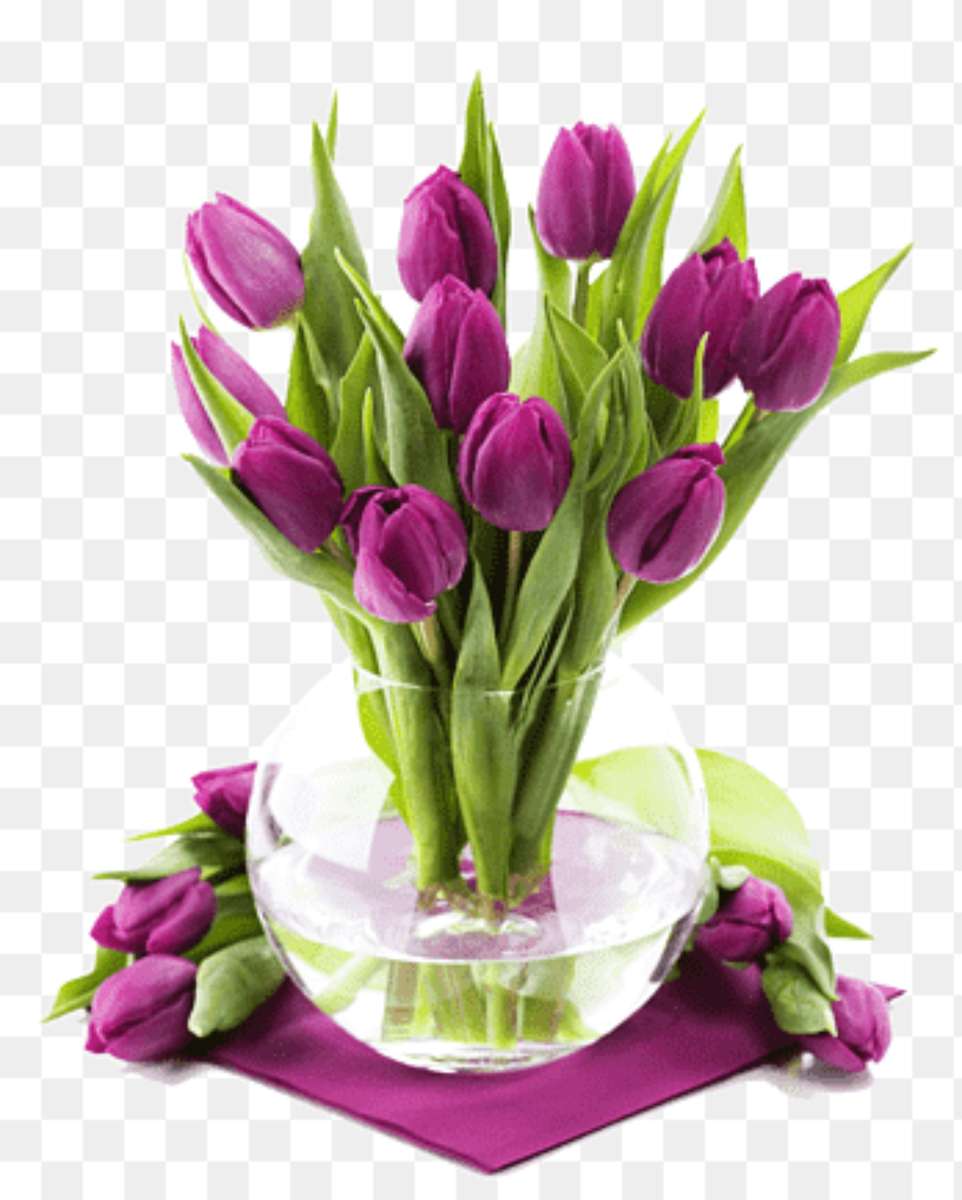 bukiet kwiatów tulipana puzzle online