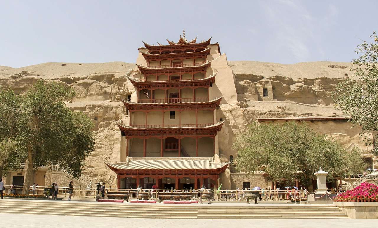 Chiny, Gansu, Dunhuang puzzle online