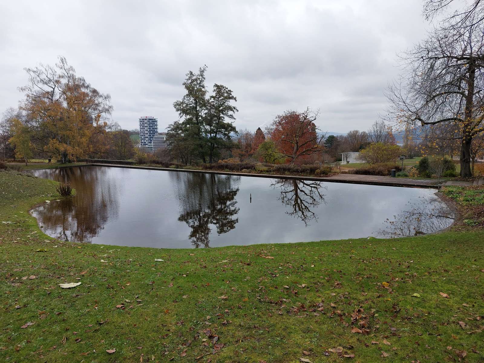 Jedno z czterech jezior w parku puzzle online