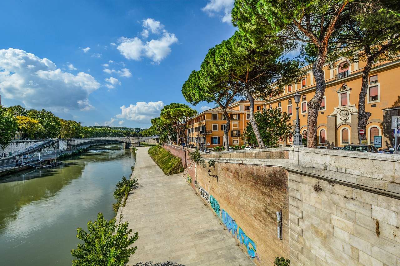 Rzym, rzeka, Tyber puzzle online