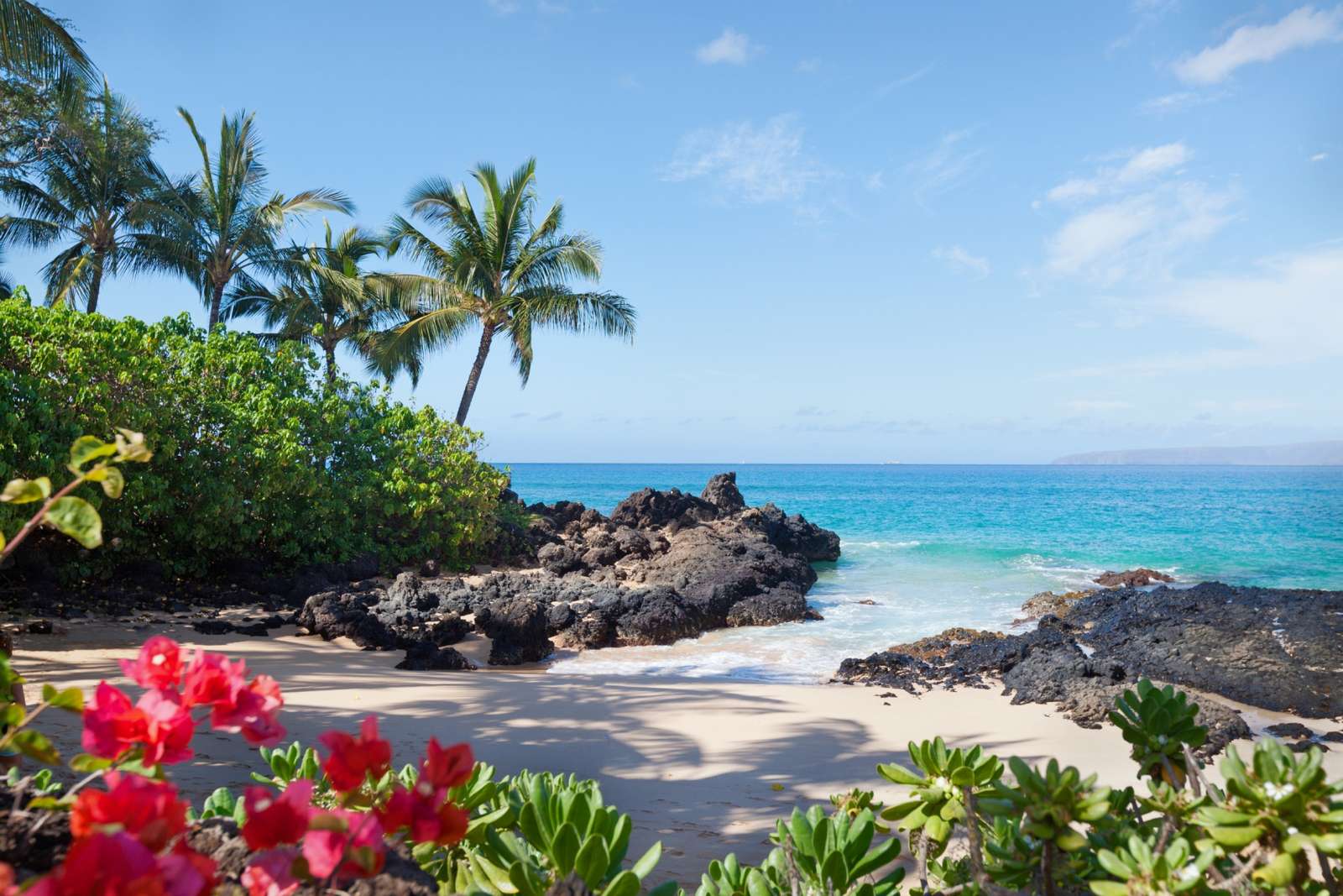 plaża na Hawajach puzzle online