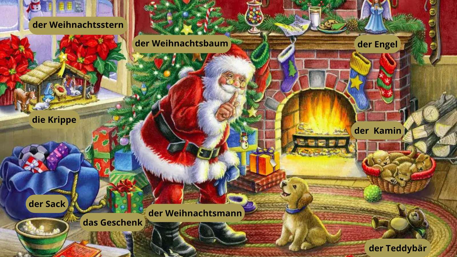 Przyszedł Święty Mikołaj puzzle online