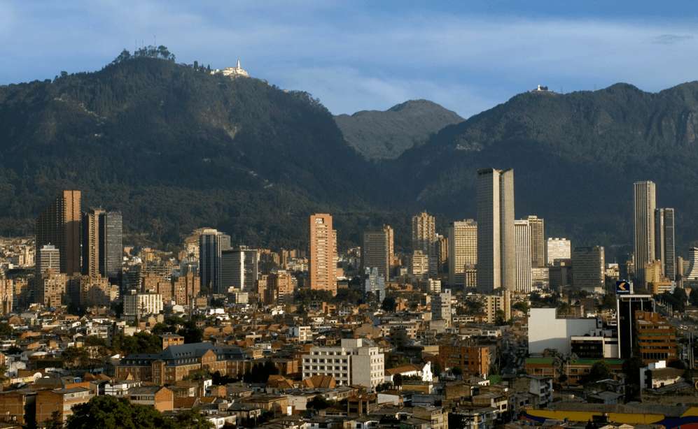 Bogota i jej wschodnie wzgórza puzzle online