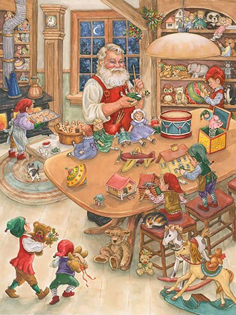 Sklep z zabawkami Świętego Mikołaja puzzle online