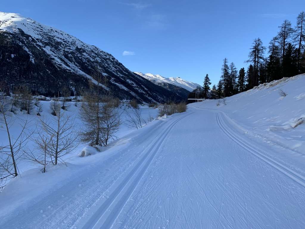 Trasa narciarstwa biegowego w Engadynie puzzle online