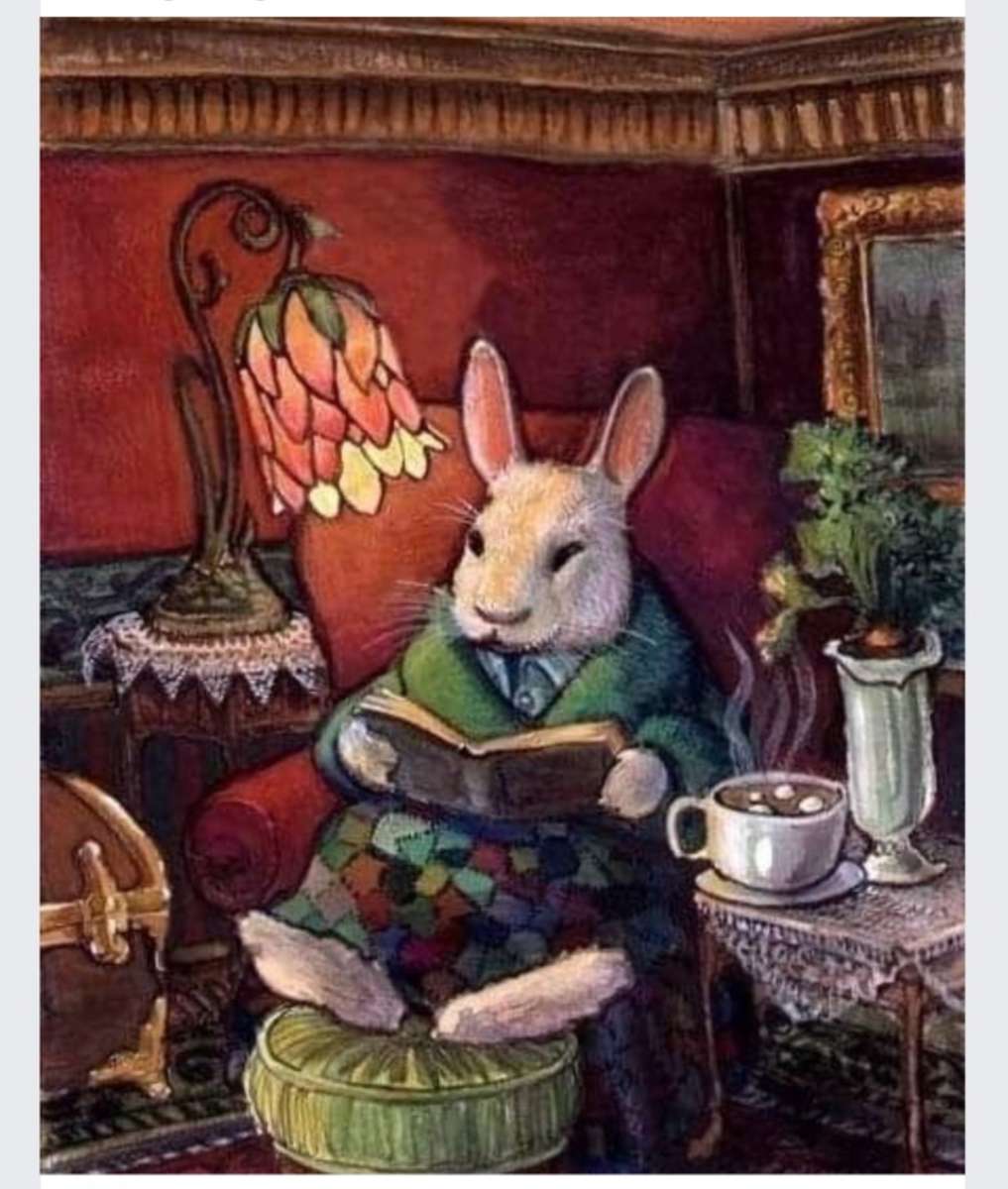 Czas na czytanie dla króliczków puzzle online