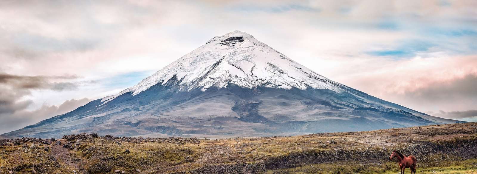 Wulkan, przyroda, Cotopaxi puzzle online