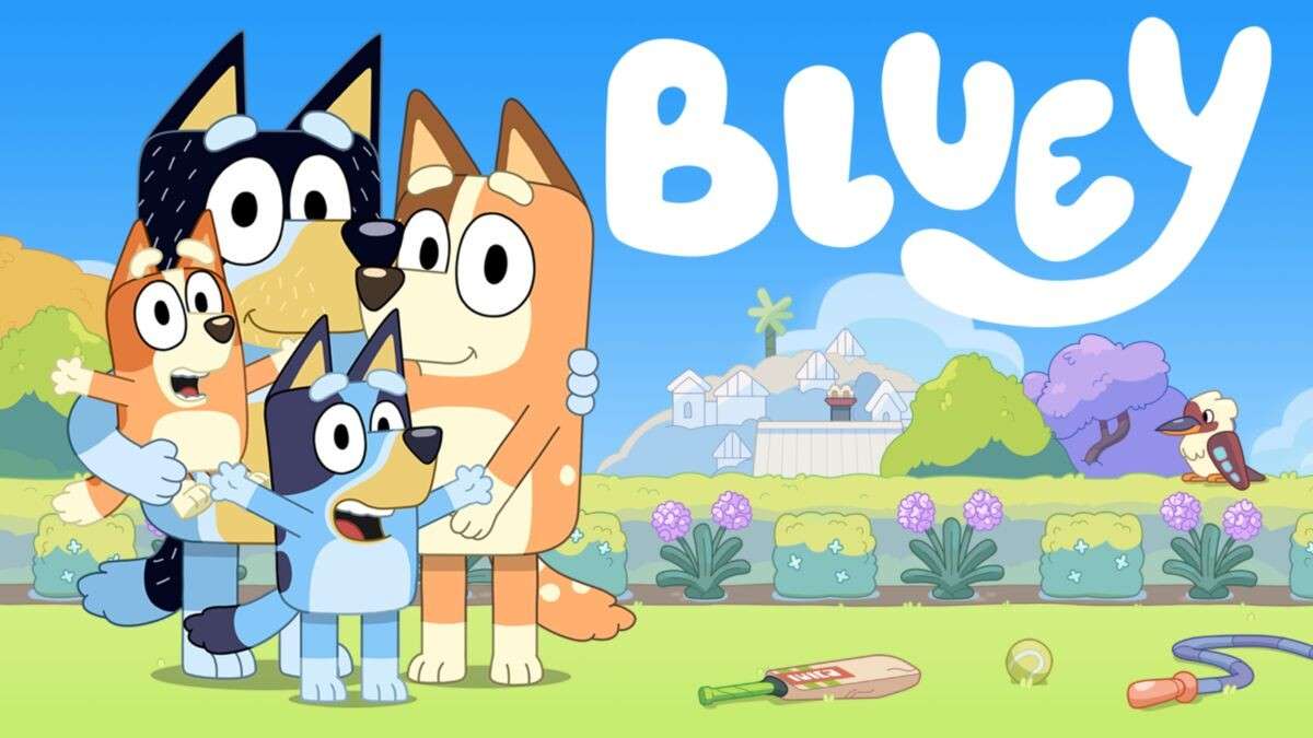 Bluey i jej rodzina puzzle online