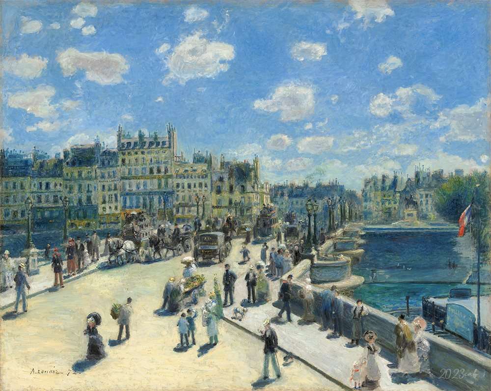 Pierre-Auguste Renoir „Pont-Neuf”, 1872 puzzle online
