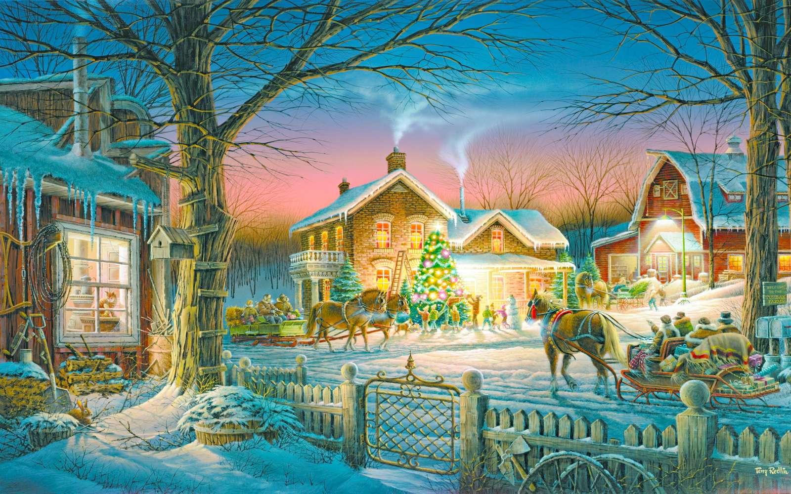 W noc Bożego Narodzenia puzzle online
