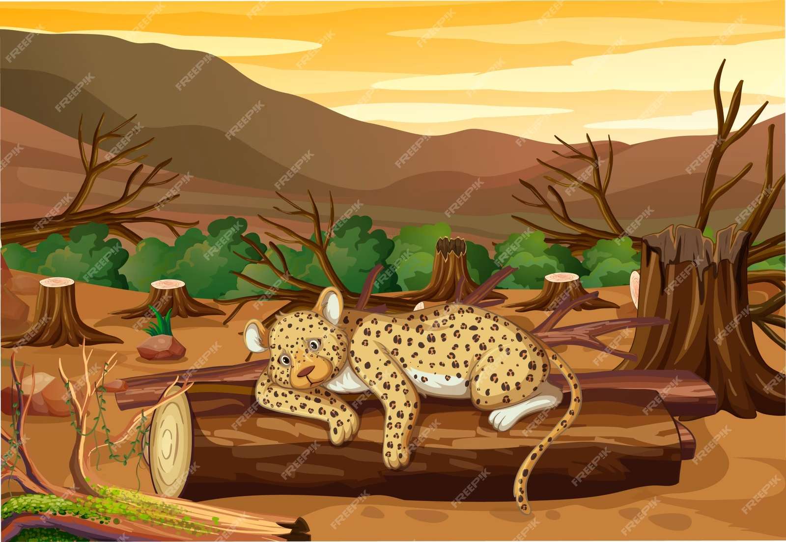 lasy Jaguarde puzzle online