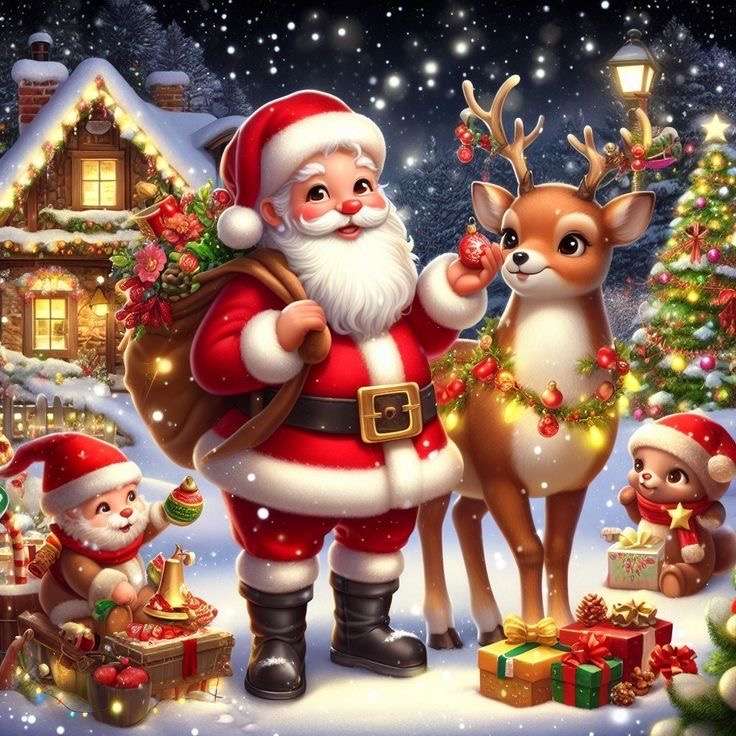 Już niedługo przyjedzie Święty Mikołaj! puzzle online