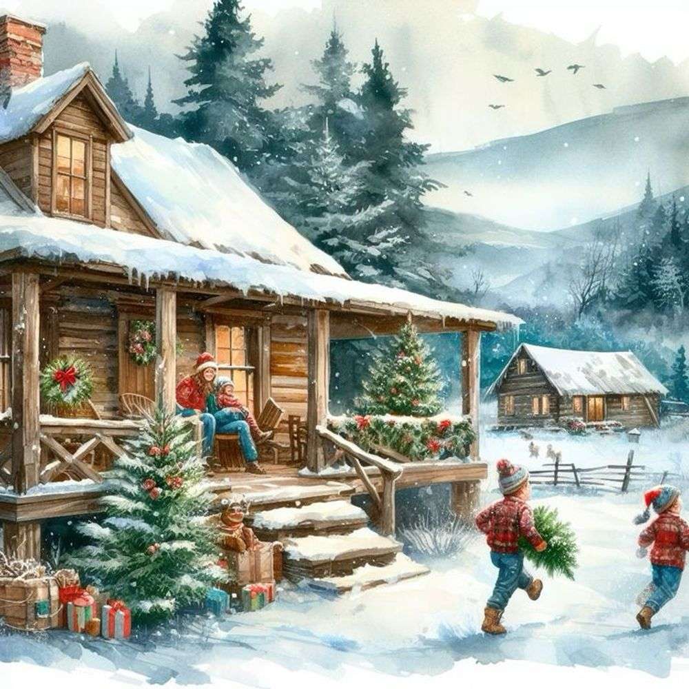 Górskie Święta Bożego Narodzenia puzzle online