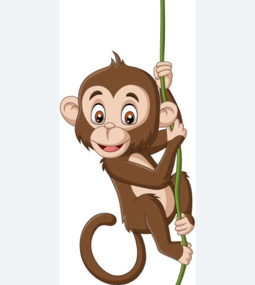 małpa małpa zwierzę puzzle online