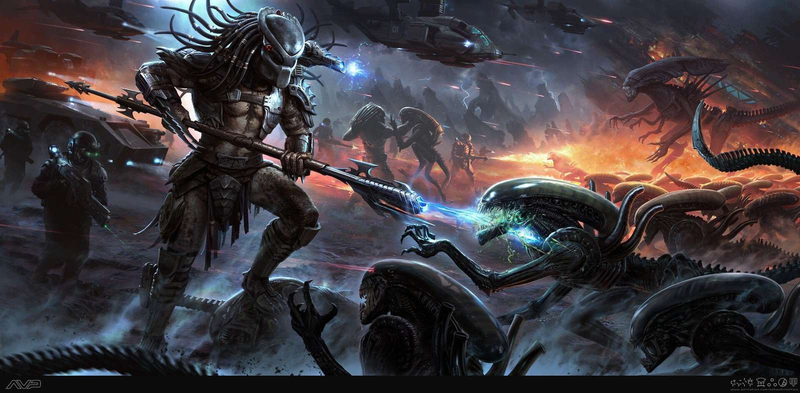Obcy kontra Predator (Alien vs. Predator) puzzle online