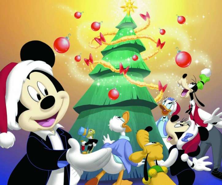 Święta w bajce Disneya puzzle online