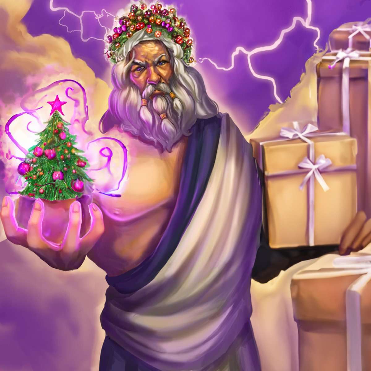 Świąteczny Zeus puzzle online