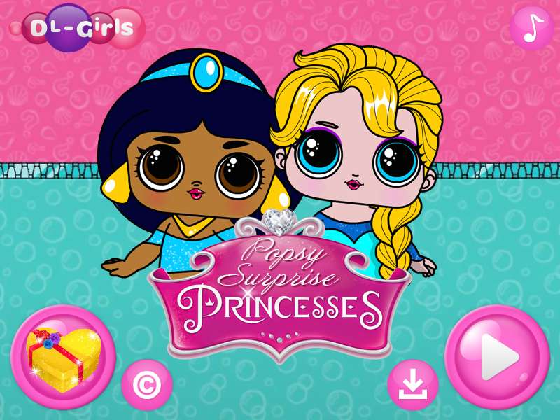 Popsy Surprise Princess Puzzle Factory puzzle online