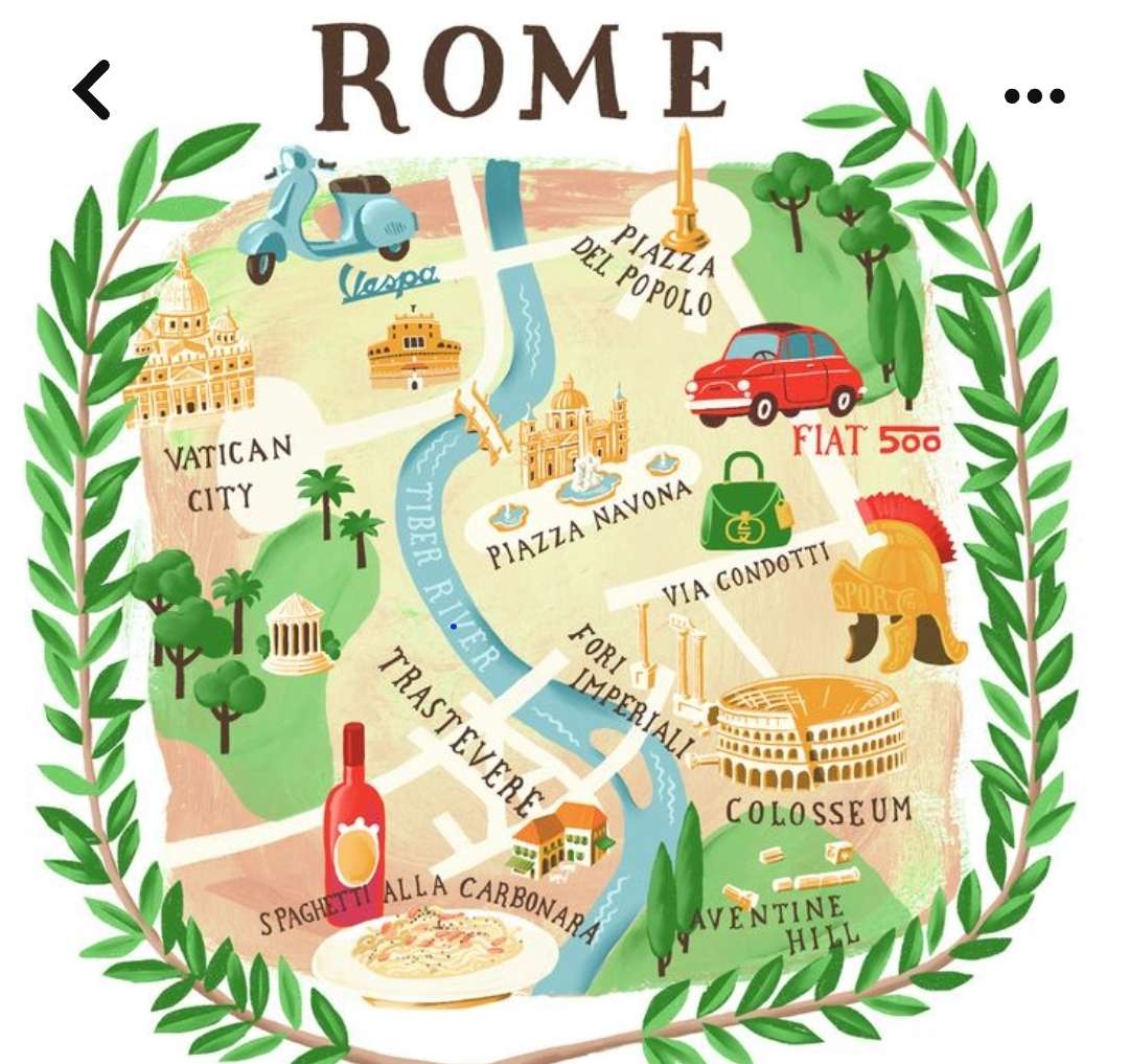 Podróżuj po Rzymie puzzle online