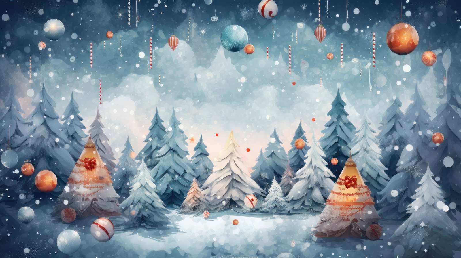 Joyeux Noël – Wesołych Świąt puzzle online